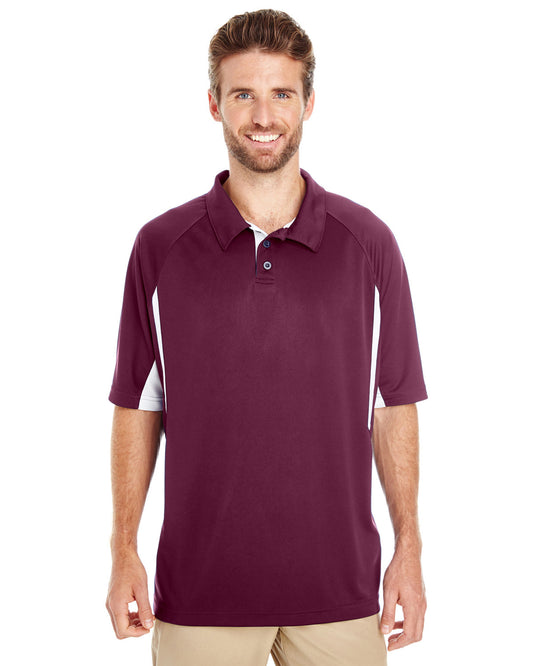 Holloway Men's Avenger Polo 222530 MAROON/ WHITE