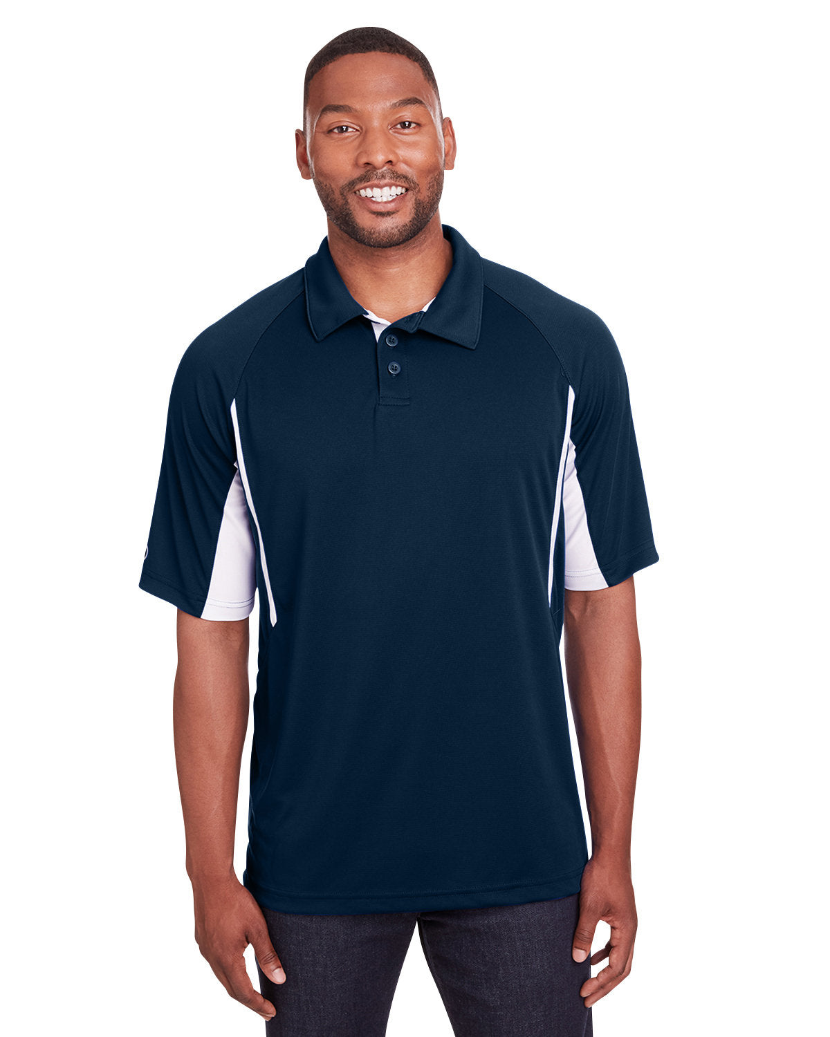 Holloway Men's Avenger Polo 222530 NAVY/ WHITE