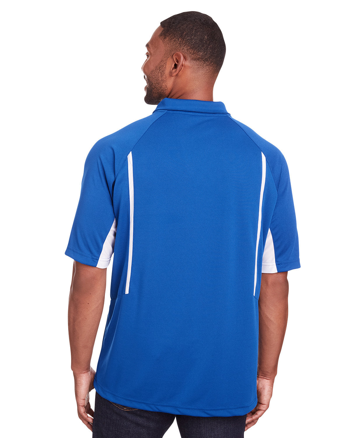 Holloway Men's Avenger Polo 222530 ROYAL/ WHITE