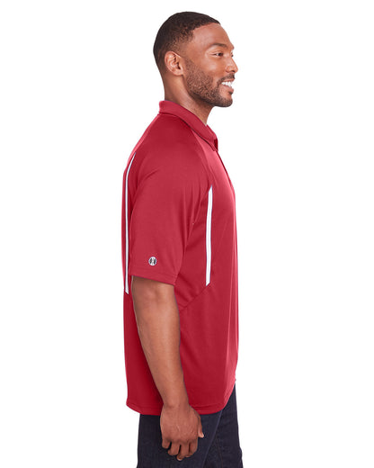 Holloway Men's Avenger Polo 222530 SCARLET/ WHITE