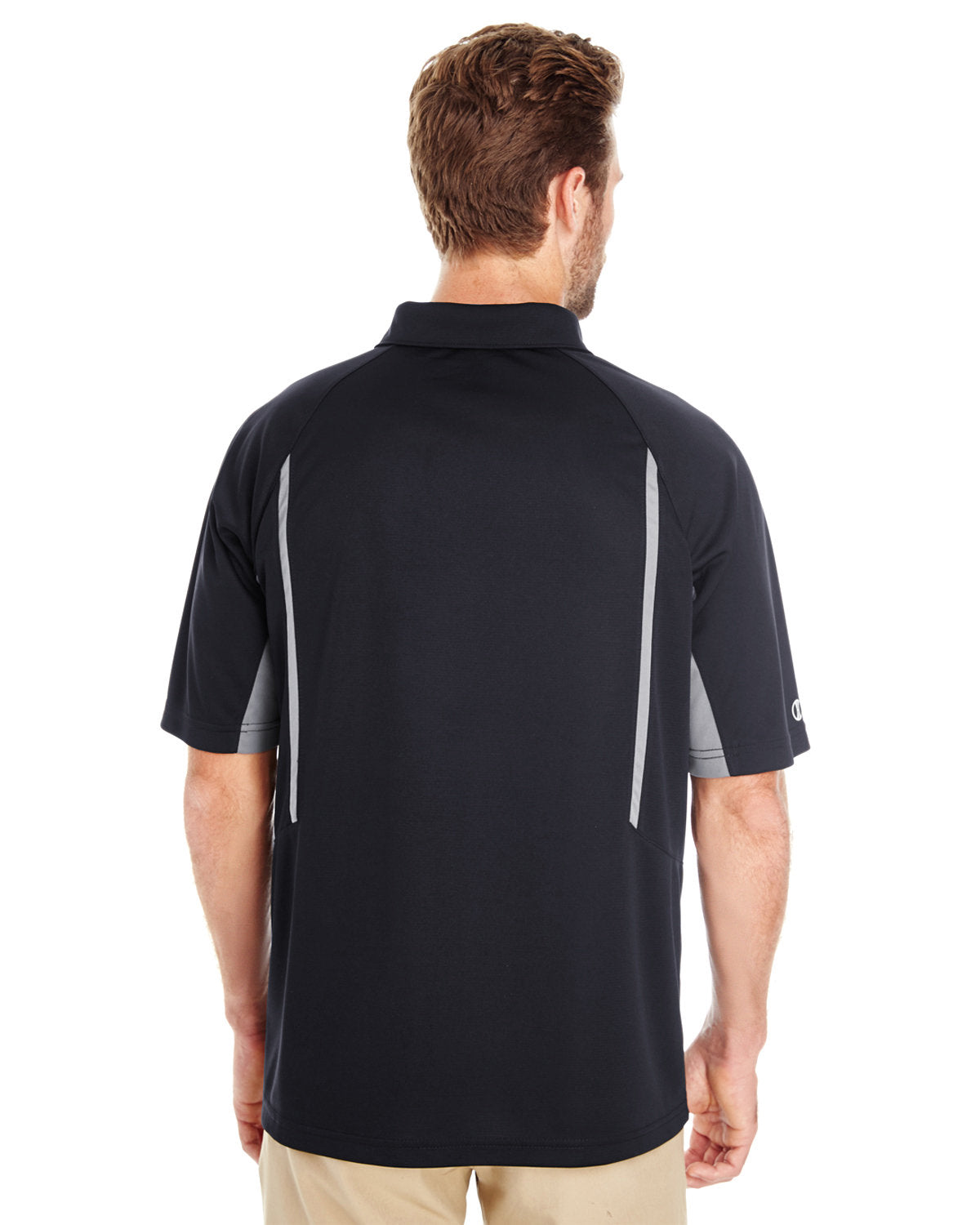 Holloway Men's Avenger Polo 222530 BLACK/ GRAPHITE