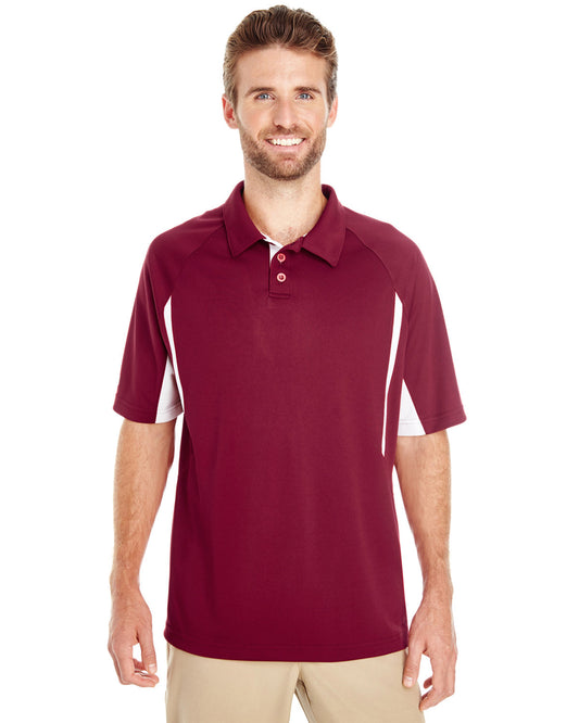 Holloway Men's Avenger Polo 222530 CARDINAL/ WHITE