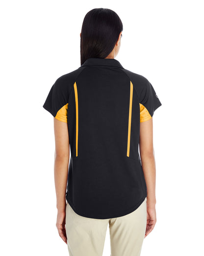 Holloway Ladies' Avenger Polo 222730 BLACK/ LT GOLD