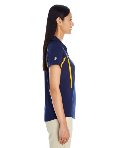 Holloway Ladies' Avenger Polo 222730 NAVY/ LIGHT GOLD