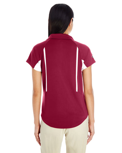 Holloway Ladies' Avenger Polo 222730 CARDINAL/ WHITE