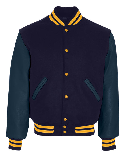 Holloway Adult Varsity Jacket 224183 D NV/ D NV/ L GD