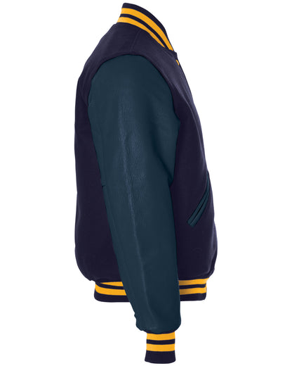 Holloway Adult Varsity Jacket 224183 D NV/ D NV/ L GD