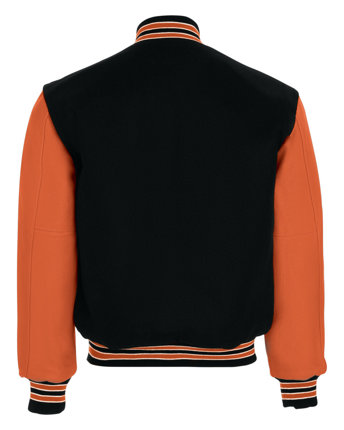 Holloway Adult Varsity Jacket 224183 BLK/ BURNT ORNGE