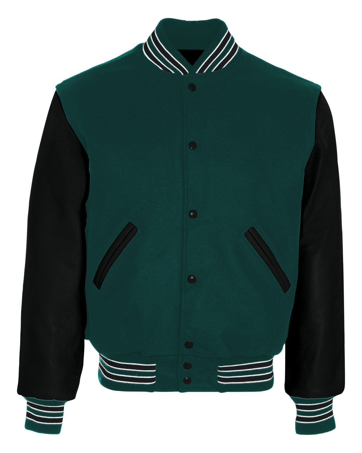 Holloway Adult Varsity Jacket 224183 MYRTLE/ BLK/ WHT