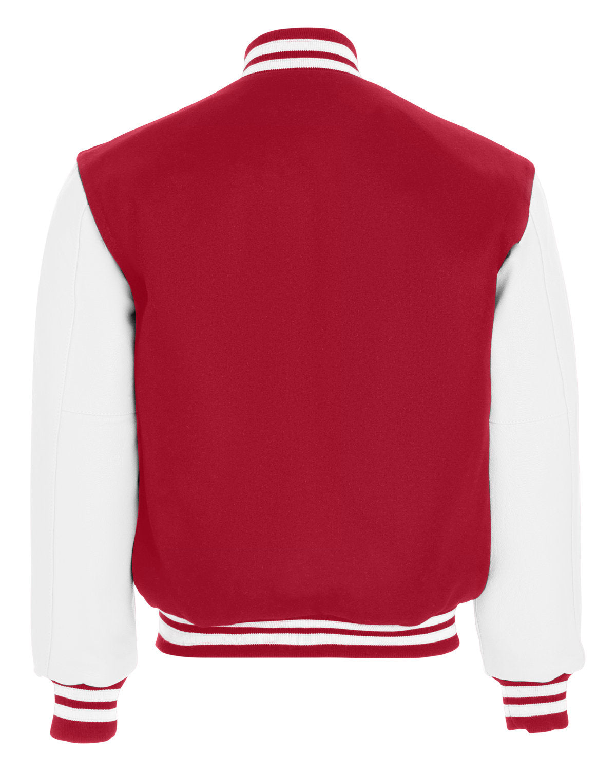 Holloway Adult Varsity Jacket 224183 SCARLET/ WHITE