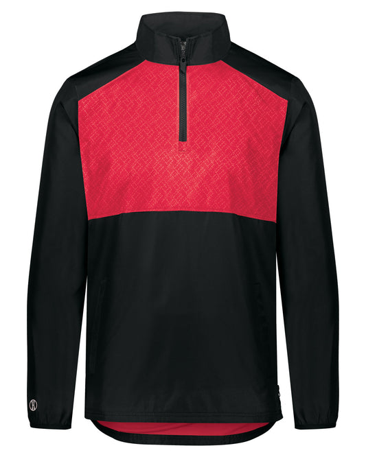 Holloway Adult SeriesX Pullover 229533 BLACK/ SCARLET