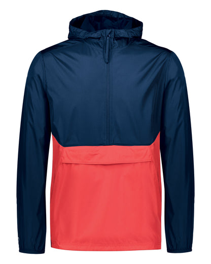 Holloway Pack Pullover Jacket 229534 NAVY/ SCARLET