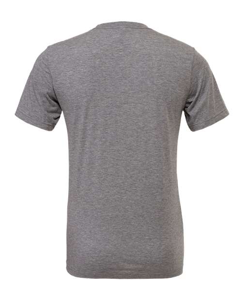 BELLA + CANVAS Triblend Tee 3413 Green Triblend Custom Embroidered Business Logo