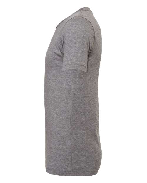 BELLA + CANVAS Triblend Tee 3413 Grey Triblend Custom Embroidered Business Logo