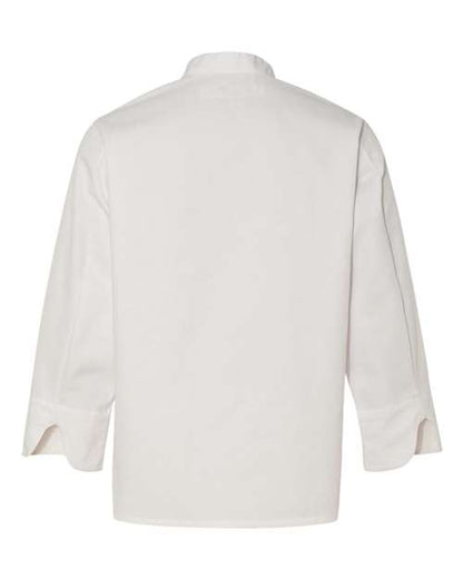 Chef Designs Button Chef Coat with Thermometer Pocket 0413 Custom Embroidered Business Logo