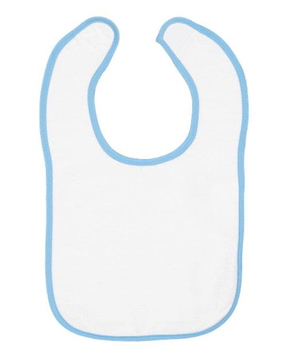 Rabbit Skins Infant Contrast Trim Terry Bib 1003