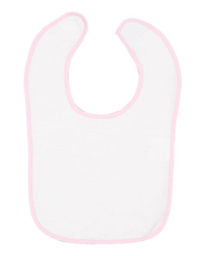 Rabbit Skins Infant Contrast Trim Terry Bib 1003