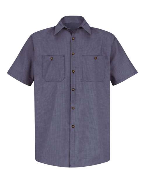 Red Kap Premium Short Sleeve Work Shirt SP20 Custom Embroidered Business Logo