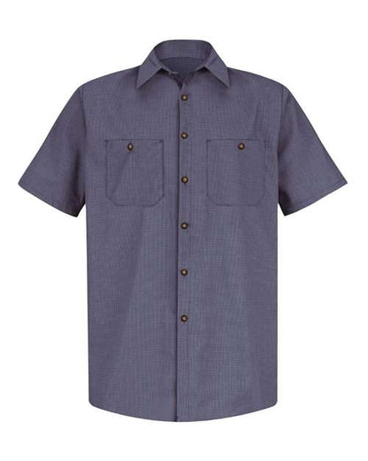 Red Kap Premium Short Sleeve Work Shirt SP20 Custom Embroidered Business Logo