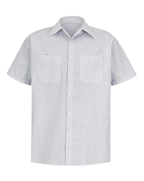 Red Kap Premium Short Sleeve Work Shirt SP20 Custom Embroidered Business Logo