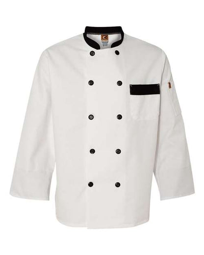 Chef Designs Garnish Chef Coat KT74 Custom Embroidered Business Logo