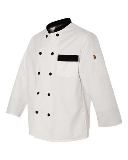 Chef Designs Garnish Chef Coat KT74 Custom Embroidered Business Logo