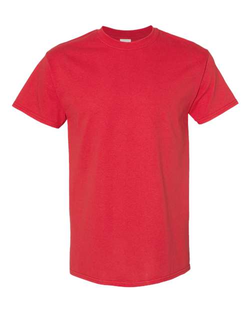 Gildan USA-Made Fine Jersey T-Shirt 5000 Red Custom Embroidered Business Logo