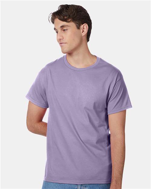Custom Embroidered  Hanes Authentic T-Shirt 5250 Lavender