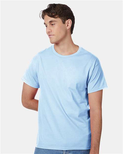 Custom Embroidered  Hanes Authentic T-Shirt 5250 Light Blue