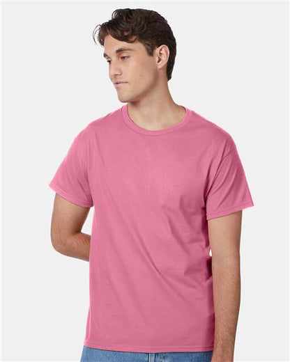 Custom Embroidered  Hanes Authentic T-Shirt 5250 Pink