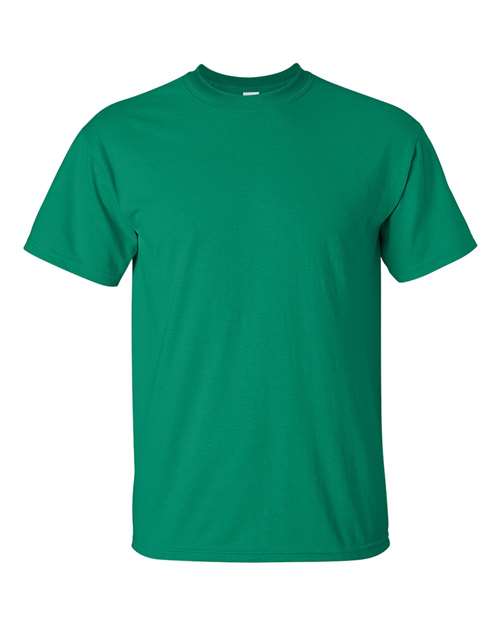 Gildan Women’s 1X1 Baby Rib Raglan Three-Quarter Sleeve Tee 2000 Kelly Custom Embroidered Business Logo
