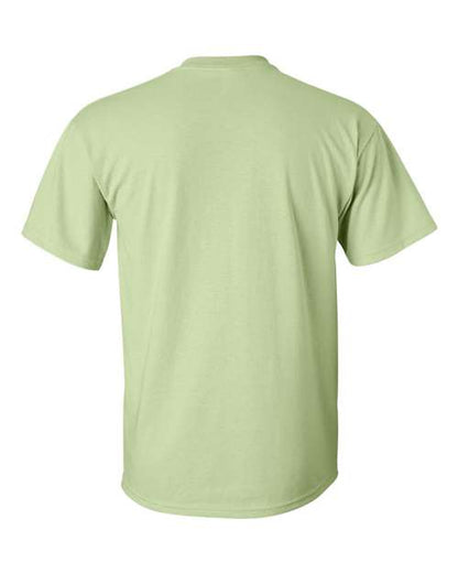 Gildan Women’s 1X1 Baby Rib Raglan Three-Quarter Sleeve Tee 2000 Pistachio Custom Embroidered Business Logo