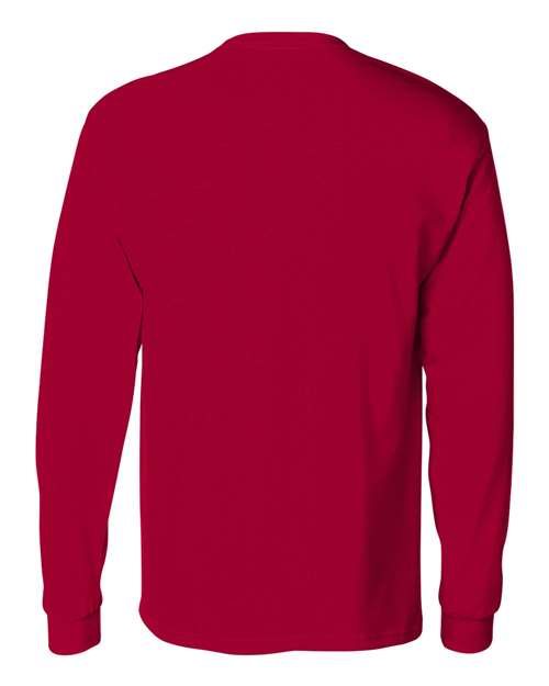 Hanes Authentic Long Sleeve Pocket T-Shirt 5596