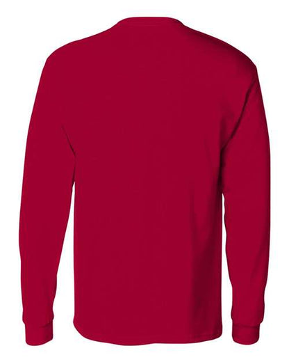 Hanes Authentic Long Sleeve Pocket T-Shirt 5596