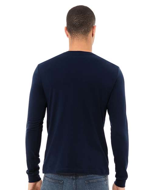 BELLA + CANVAS Jersey Long Sleeve Tee 3501 Navy