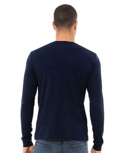 BELLA + CANVAS Jersey Long Sleeve Tee 3501 Navy