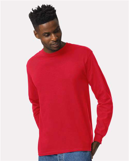 Gildan Ultra Cotton® Long Sleeve T-Shirt 2400 Red