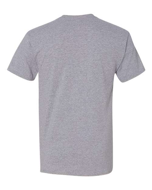 JERZEES Dri-Power® 50/50 Pocket T-Shirt 29MPR Maroon Custom Embroidered Business Logo