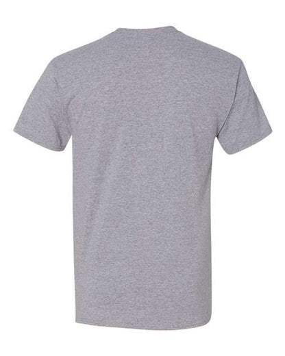 JERZEES Dri-Power® 50/50 Pocket T-Shirt 29MPR Maroon Custom Embroidered Business Logo