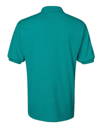 JERZEES SpotShield™ 50/50 Polo 437MSR Jade Custom Embroidered Business Logo