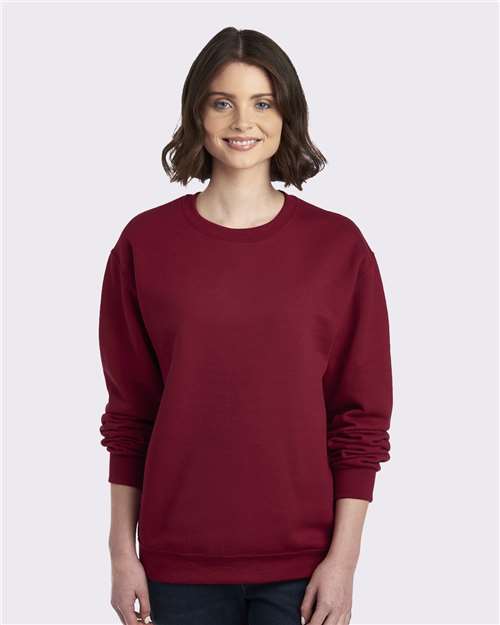 Custom Embroidered  JERZEES NuBlend® Crewneck Sweatshirt 562MR Cardinal