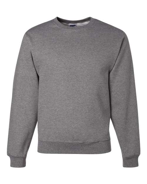 JERZEES NuBlend® Crewneck Sweatshirt 562MR Oxford Custom Embroidered Business Logo