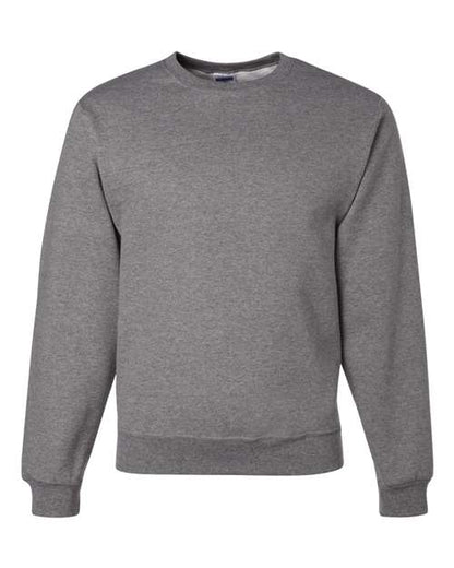 JERZEES NuBlend® Crewneck Sweatshirt 562MR Oxford Custom Embroidered Business Logo