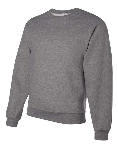 JERZEES NuBlend® Crewneck Sweatshirt 562MR Oxford Custom Embroidered Business Logo