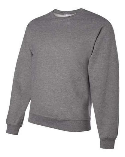 JERZEES NuBlend® Crewneck Sweatshirt 562MR Oxford Custom Embroidered Business Logo