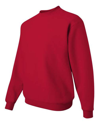 JERZEES NuBlend® Crewneck Sweatshirt 562MR True Red Custom Embroidered Business Logo