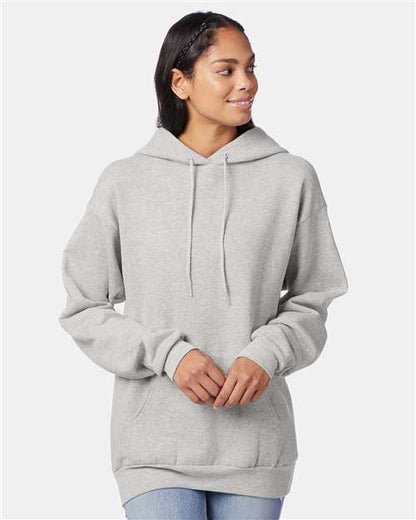 Custom Embroidered  Hanes Ecosmart® Hooded Sweatshirt P170 Ash