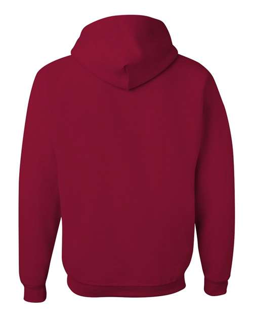 JERZEES NuBlend® Hooded Sweatshirt 996MR Cardinal Custom Embroidered Business Logo