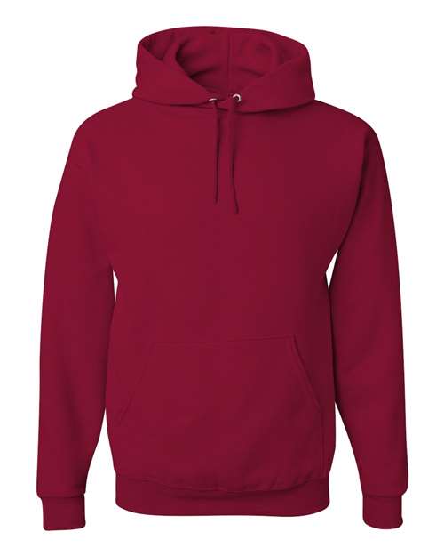 JERZEES NuBlend® Hooded Sweatshirt 996MR Cardinal Custom Embroidered Business Logo