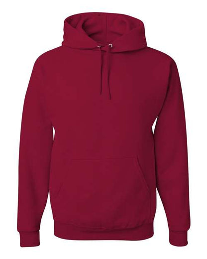JERZEES NuBlend® Hooded Sweatshirt 996MR Cardinal Custom Embroidered Business Logo